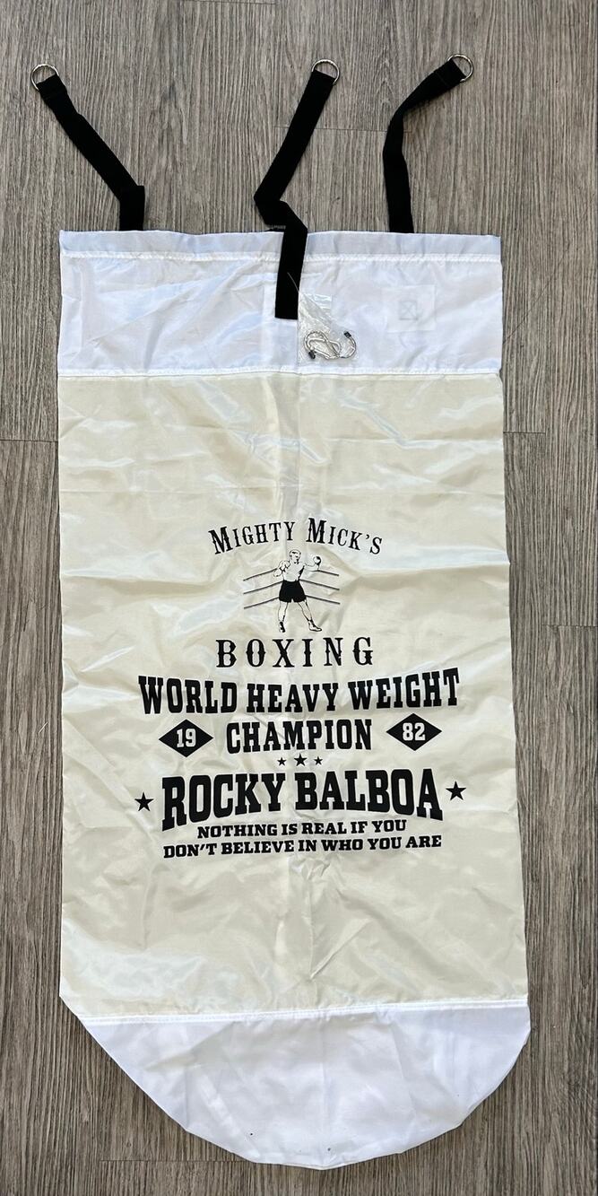 Rocky Balboa Mighty Micks Boxing Heavyweight Champion Punching Bag Laundry Bag